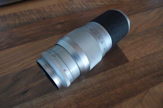 Preview of the first image of Leica Hecktor 135mm lens and 135 viewfinder.