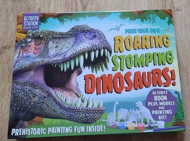 Image 2 of Paint Your Own Roaring Stomping Dinosaurs! by Rupert Matthew