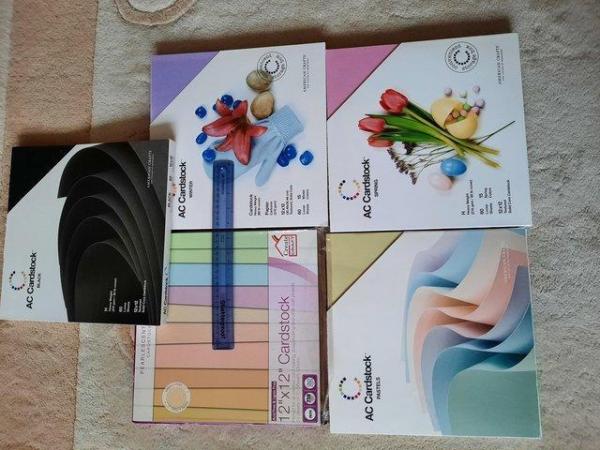 Image 2 of Cardstock collection of 12x12 packs of coloured card REDUCED