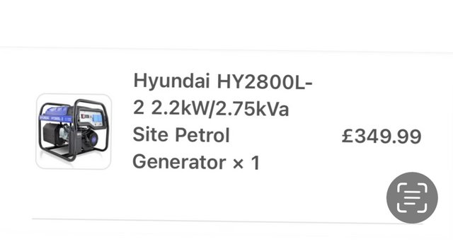 Preview of the first image of Hyundai Site Petrol  Generator.