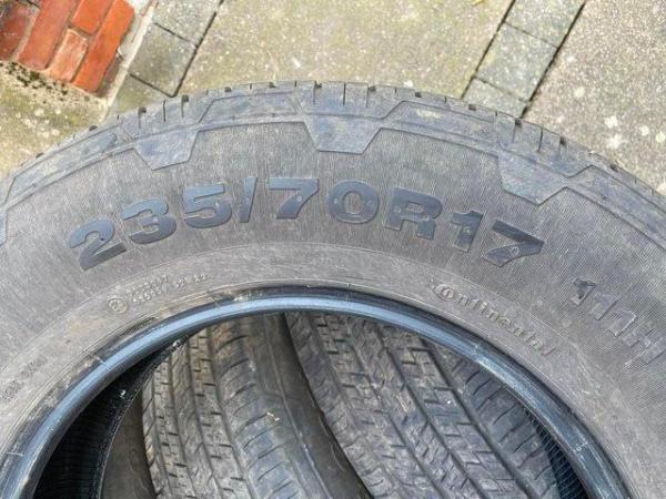 Image 2 of SET OF 4 CONTACT CONTINENTAL TYRES. 235/70R17