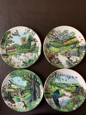 Image 1 of Wedgewood decorative plates (set of 4)