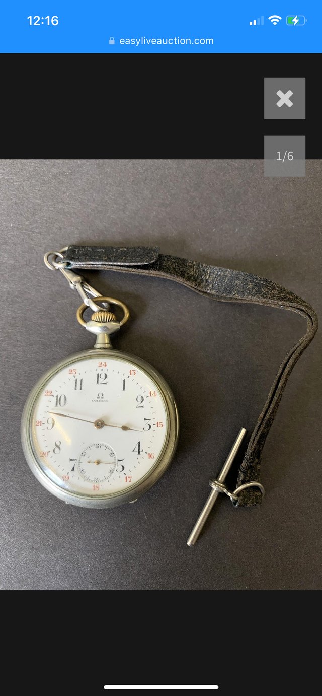 Preview of the first image of 1900 full face pocket watch.