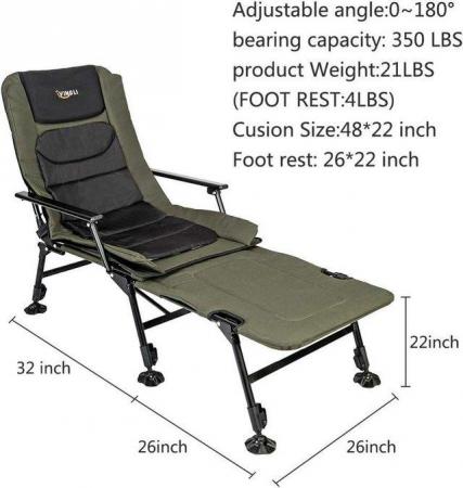 Image 1 of Foldable Fishing/Camping/Beach reclining chair.