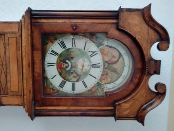 Image 2 of JAMES STEWART AND SONS GRANDFATHER CLOCK