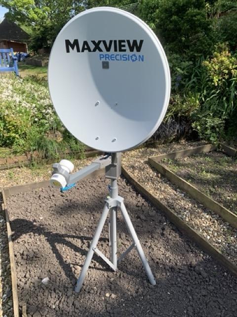 Preview of the first image of MAXVIEW PRECISION PORTABLE SATELLITE SYSTEM 55cm DISH (MXLO1.