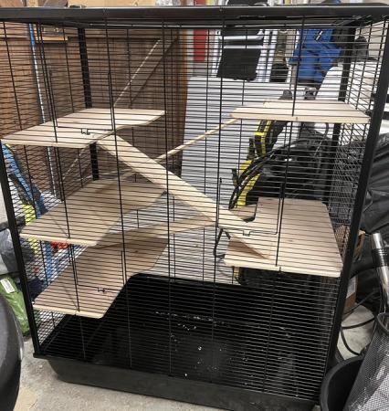 Image 1 of Ferret and Rat cage (black)