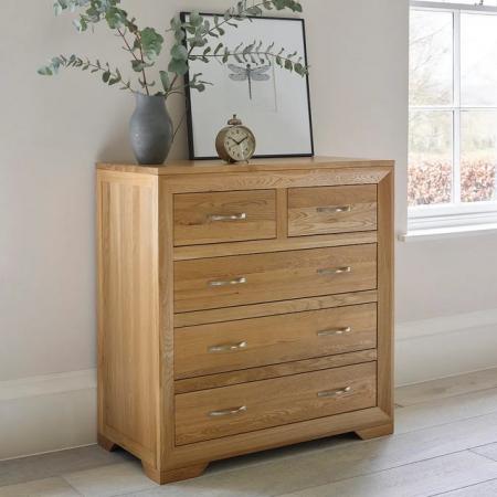 Image 2 of Oak Furniture Land Double Wardrobe (as new)
