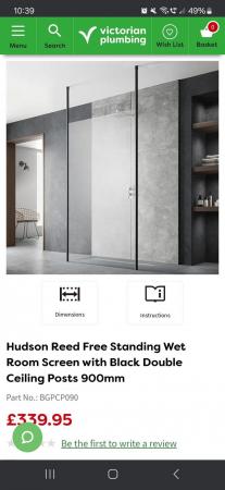 Image 2 of Hudson Reed Showerscreen