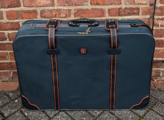 Preview of the first image of Blue Constellation Wheeled Suitcase.