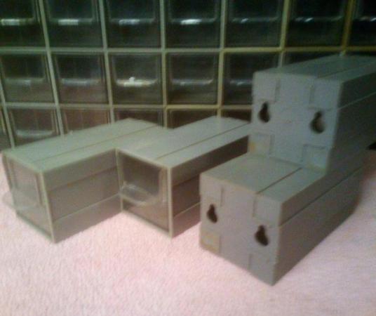 Image 2 of 7 x Modular slot together drawer boxes £10 ( buy 2 lots and