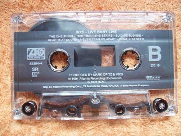 Image 3 of INXS - 'LIVE BABY LIVE' CASSETTE - HX PRO 1991