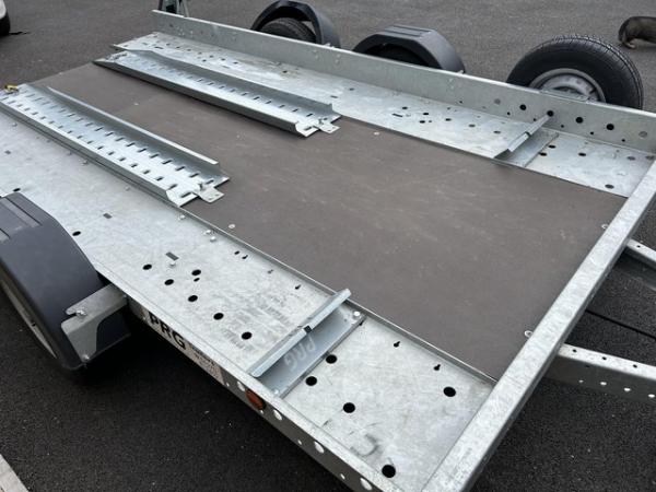 Image 3 of PRG Twin Axil Car Trailer complete centre Bed