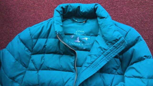 Preview of the first image of Joules Feather and Down UK10 Ladies jacket.