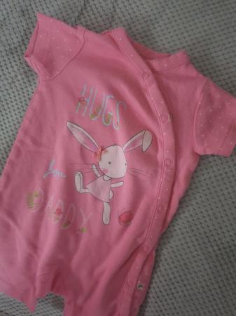 Image 1 of Mothercare girls romper 3-6 months