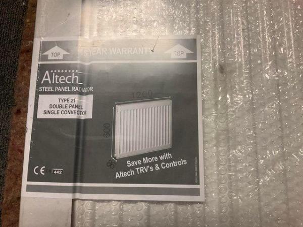 Image 1 of brand new double radiator still in packaging