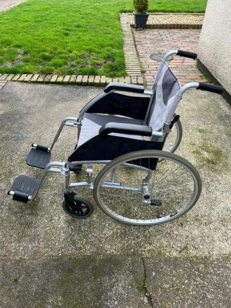Image 2 of Lightweight folding wheelchair