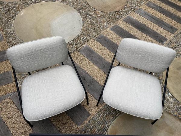 Image 1 of Slipper Lounge Chairs (x2) and a Coffee Table x1)