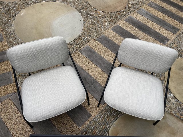 Preview of the first image of Slipper Lounge Chairs (x2) and a Coffee Table x1).