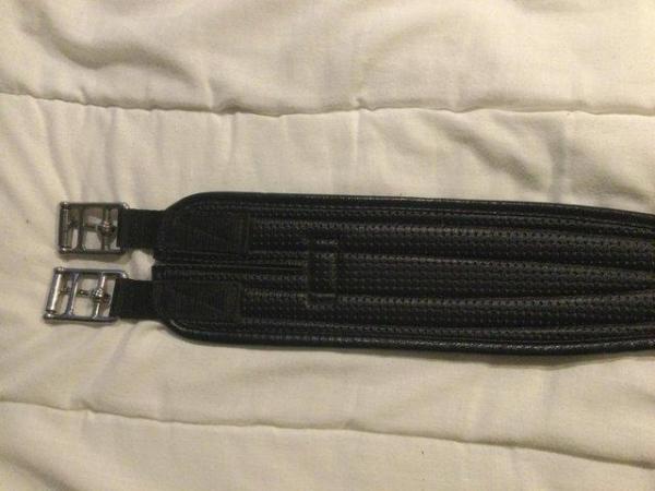 Image 3 of Thorowgood Airoform 50” shaped black girth excellent cond.