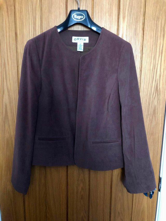 Preview of the first image of ORVIS Ladies Long Sleeved Jacket, Size 10.