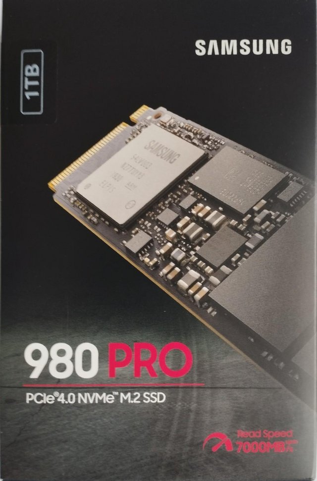 Preview of the first image of Samsung SSD 980 Pro NVMe PCIe Gen 4 M2 SSD 1TB.
