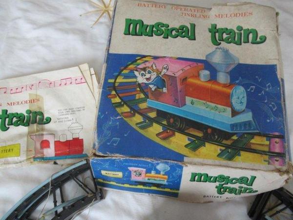 Image 1 of Vintage PMC Twinkle Tune musical train toy