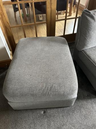 Image 6 of 5 seater sofa with two large foot rests and double chair