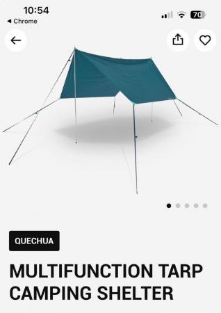 Image 2 of Decathlon Tarp/shelter. Never been used.
