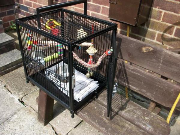 Image 1 of Travelling Sturdy Bird Cage