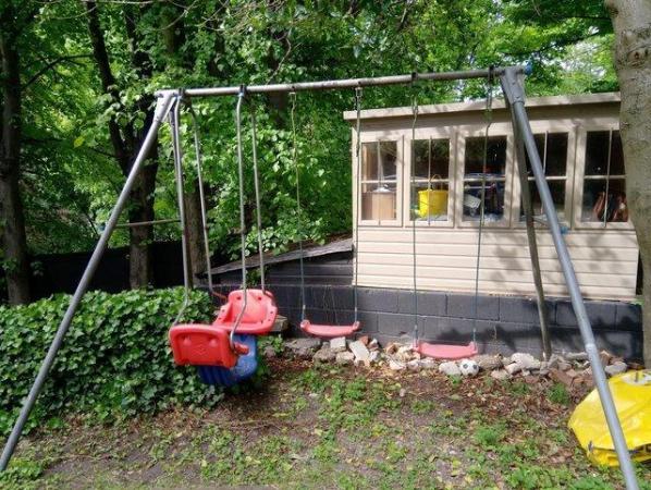 Image 2 of CLEARANCE Giant TP metal triple swing set