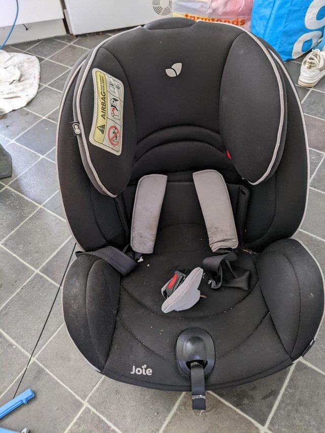 Preview of the first image of Joie toddler car seat very good condition never been in a cr.