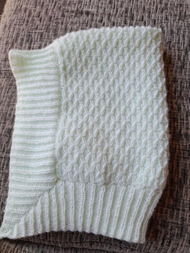 Preview of the first image of New hand-knitted babies blanket.