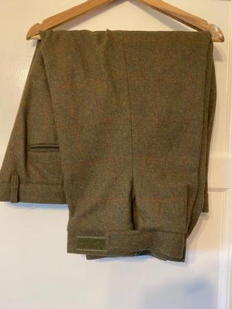 Image 1 of tweed shooting breeks with velcro straps