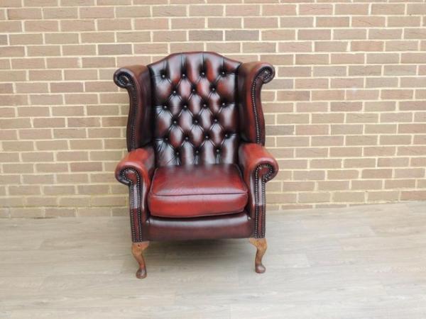 Image 3 of Chesterfield Vintage Queen Anne Armchair (UK Delivery)