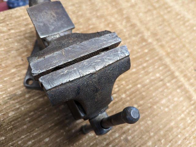 Preview of the first image of An old anvil vice for your work bench..