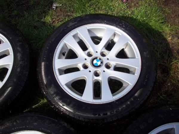 Image 7 of BMW set of wheels and tyres 205.55R16