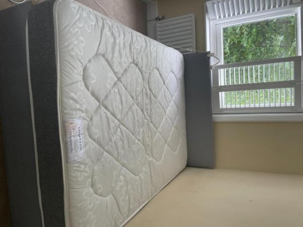 Image 2 of Double bed mattress and frame