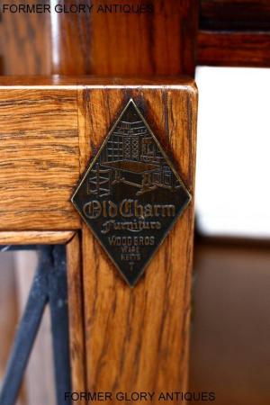 Image 95 of AN OLD CHARM LIGHT OAK CORNER TV DVD CD CABINET STAND TABLE