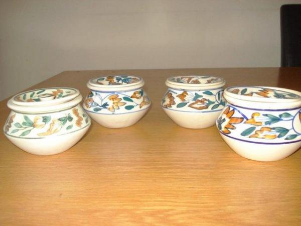 Image 1 of 9 Brand New Earthenware Pots with lids