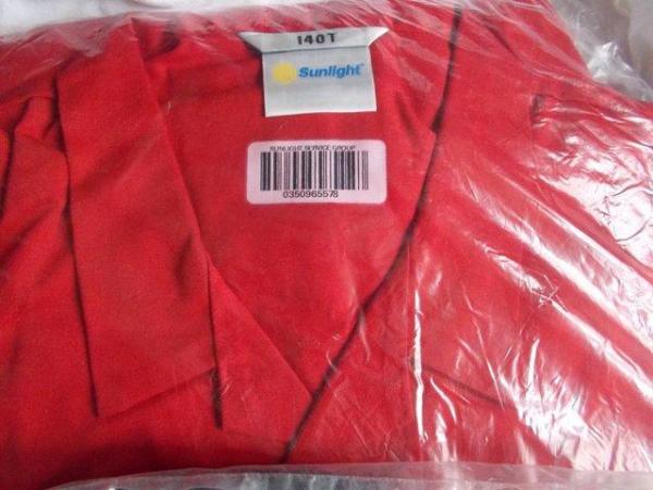 Image 1 of New Sealed Red Sunlight overalls, 140T / 54-56 Inch
