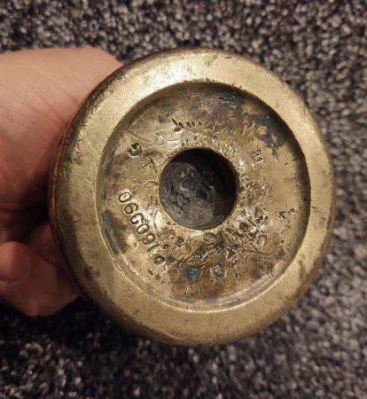Image 2 of Interesting Antique 4Ib Brass Weight