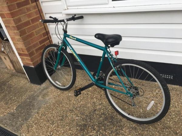 Image 2 of Adult bicycle blue/green, in good condition