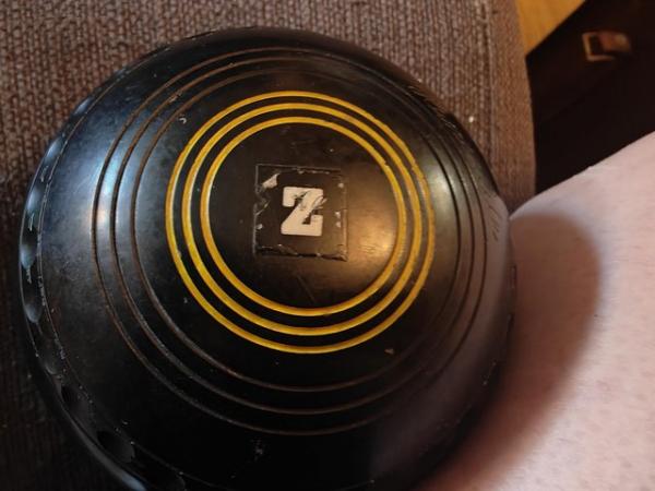 Image 1 of 3 vintage bowling balls for sale
