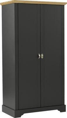 Image 1 of Toledo 2 door wardrobe in grey/oak