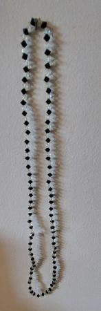Image 1 of Costume jewellery,  clear and black necklace