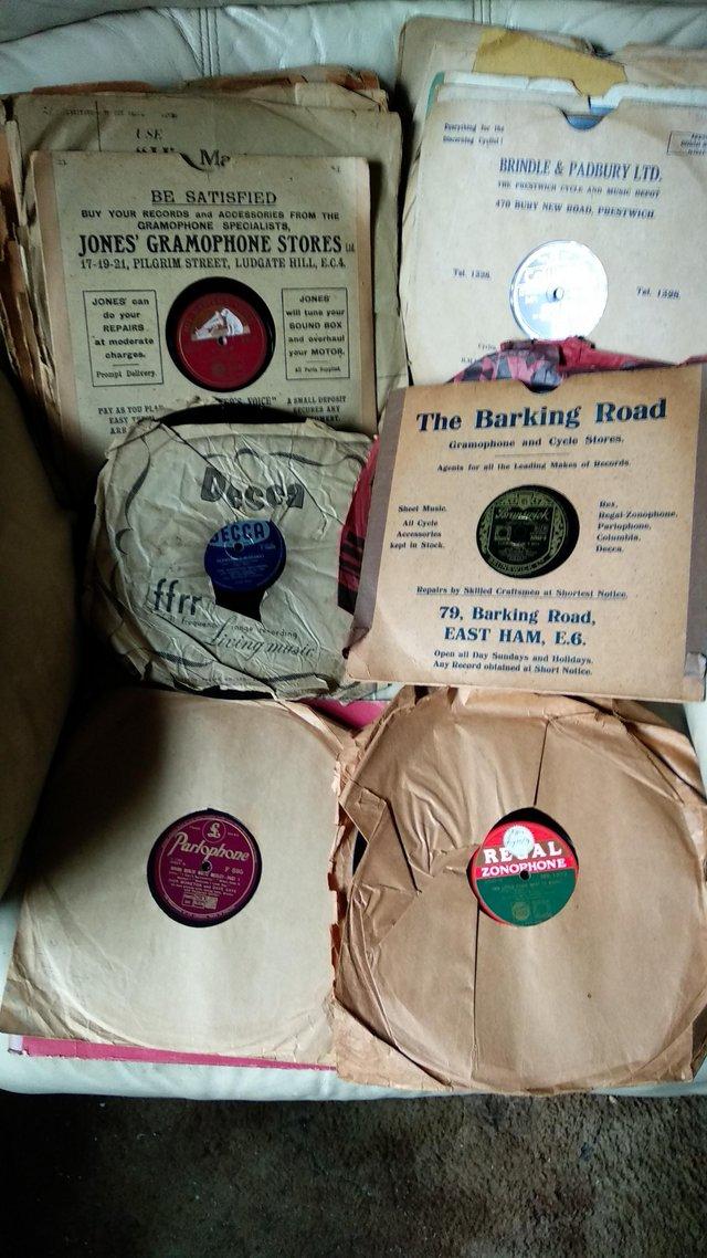 Preview of the first image of 28 VINTAGE 78 RPM RECORDS,VARIOUS ARTISTS.