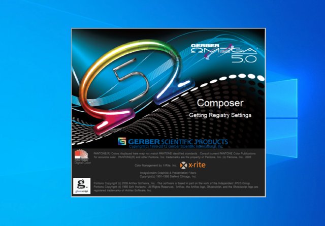 Preview of the first image of GERBER EDGE Omega 5 Cut/Print Signmaking Software + USB KEY.