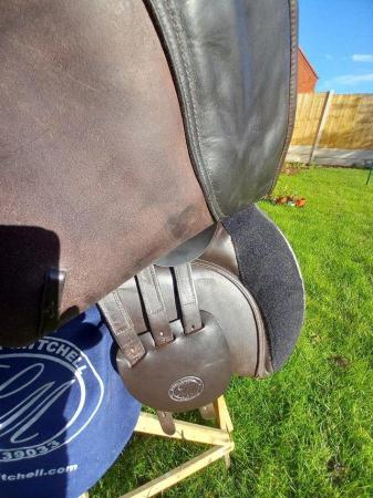 Image 2 of Lavinia Mitchell saddle wide fitting GP/VSD 17",