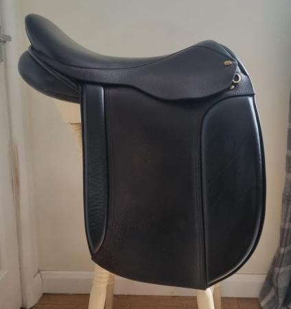 Image 2 of Black Country Classic Show Saddle 18" Wide